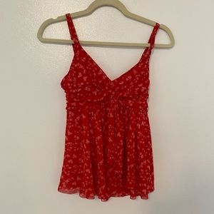 Express red tank top